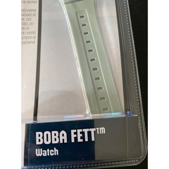 2 STAR WARS DIGITAL WATCHES BOBA FETT + YODA - Picture 6 of 8